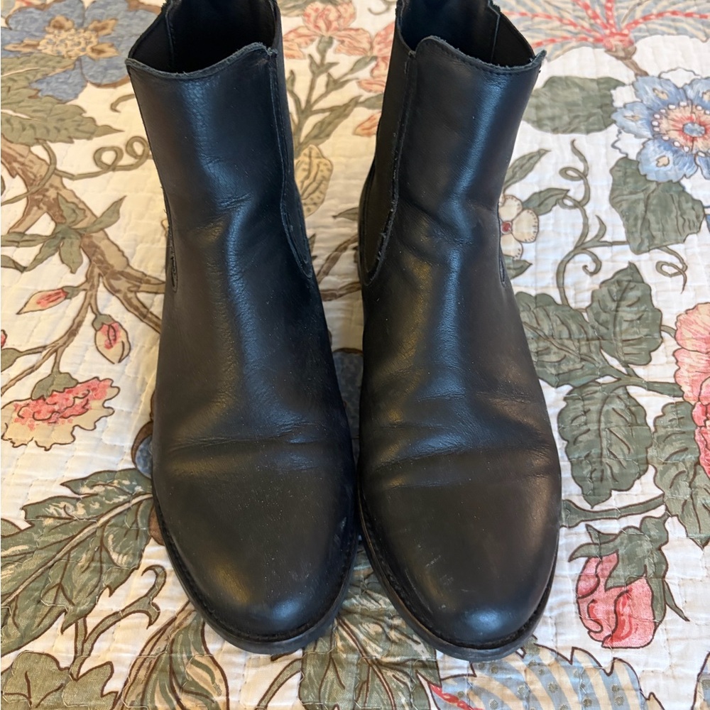 Thursday Boot Company Black Leather Ankle Boots